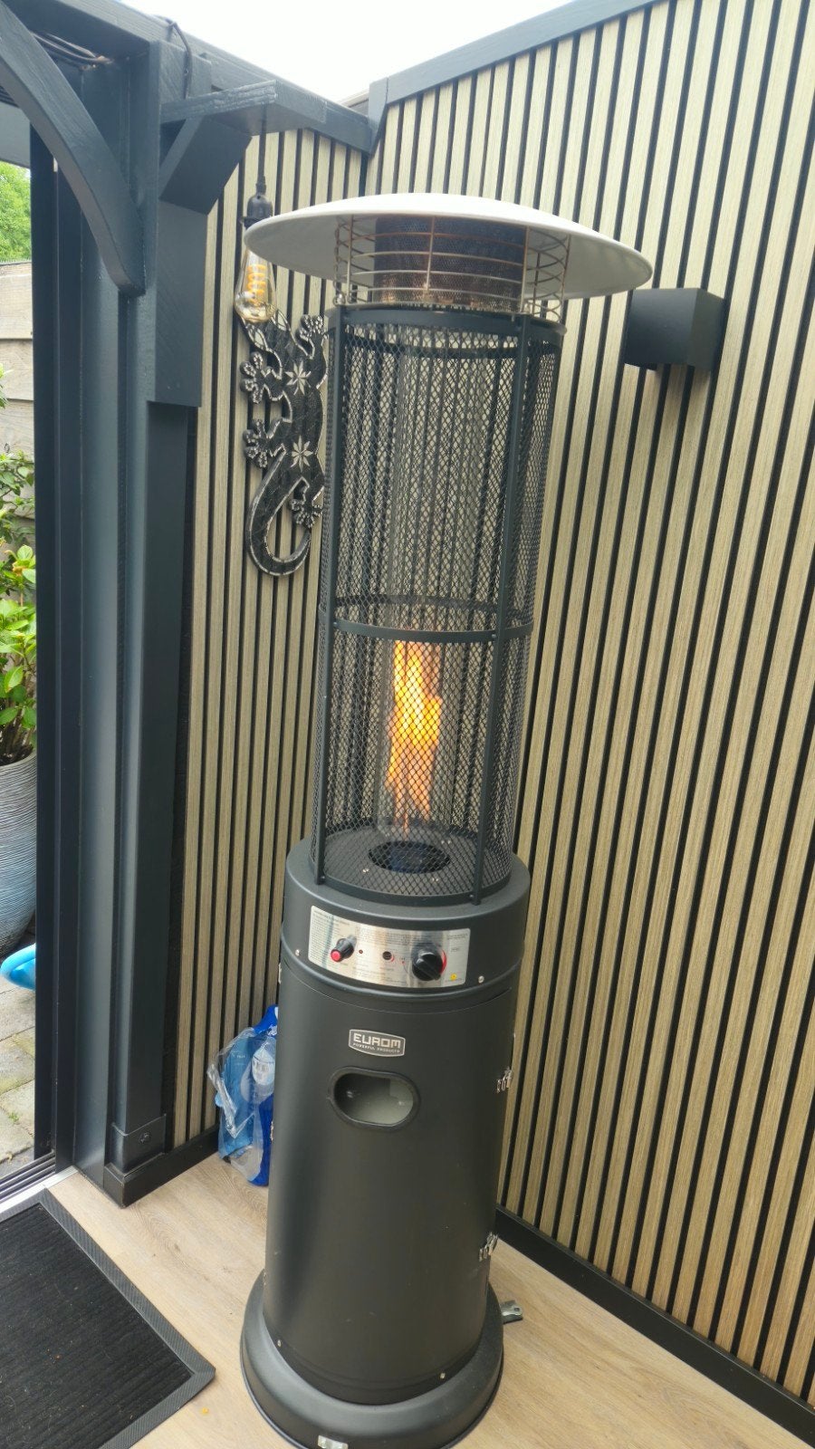 Eurom flameheater - 11.000 Watt. 1x gebruikt, Ophalen