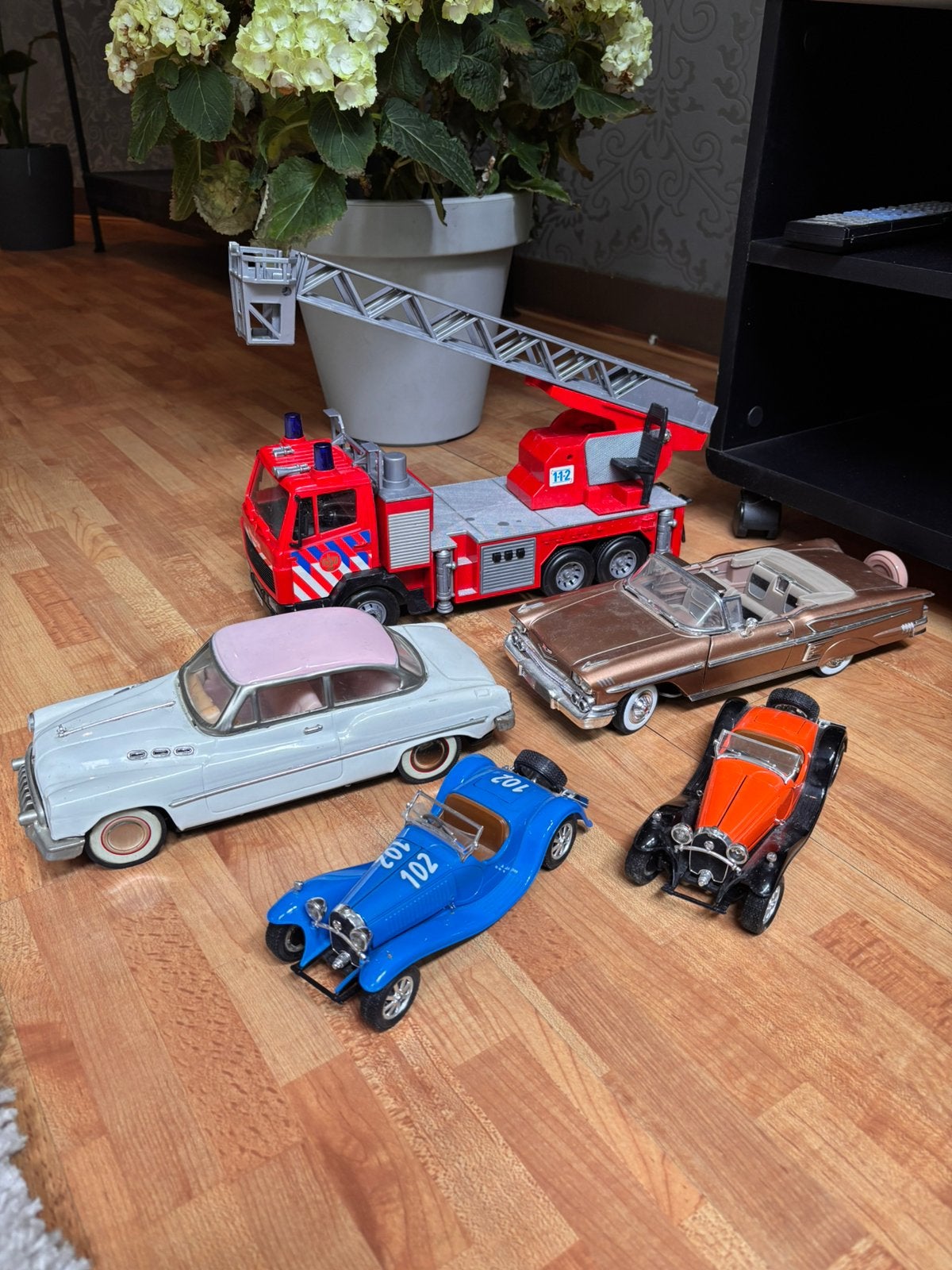 Verzameling modelauto’s + brandweerwagen, Ophalen of Verzenden, Gebruikt