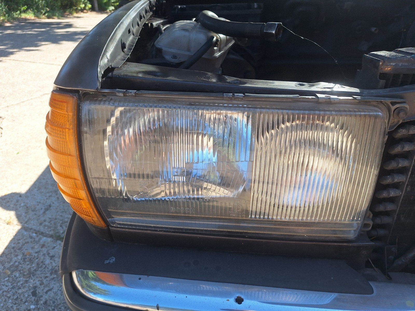 Mercedes W123 koplampen origineel Bosch, Auto-onderdelen, Verlichting, Ophalen of Verzenden, Gebruikt, Mercedes-Benz