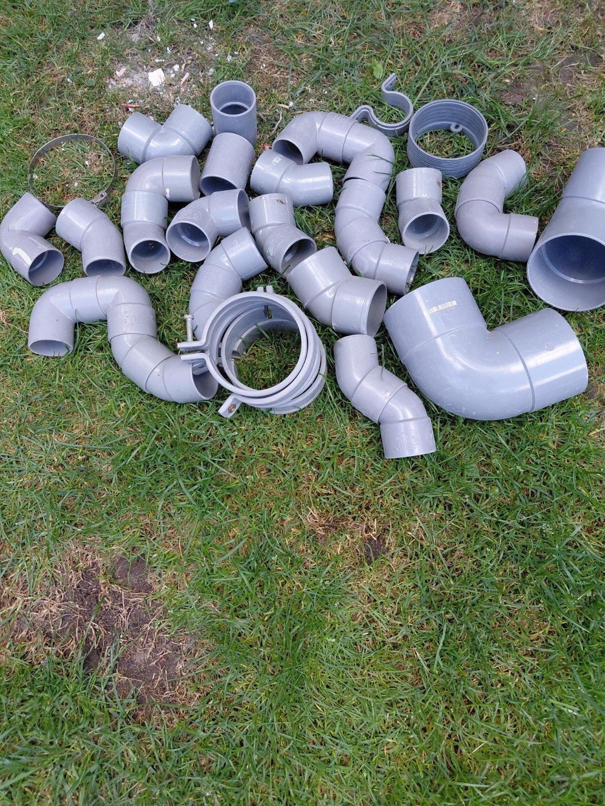 div pvc, Ophalen, Pvc, Minder dan 2 meter, 80 mm of meer