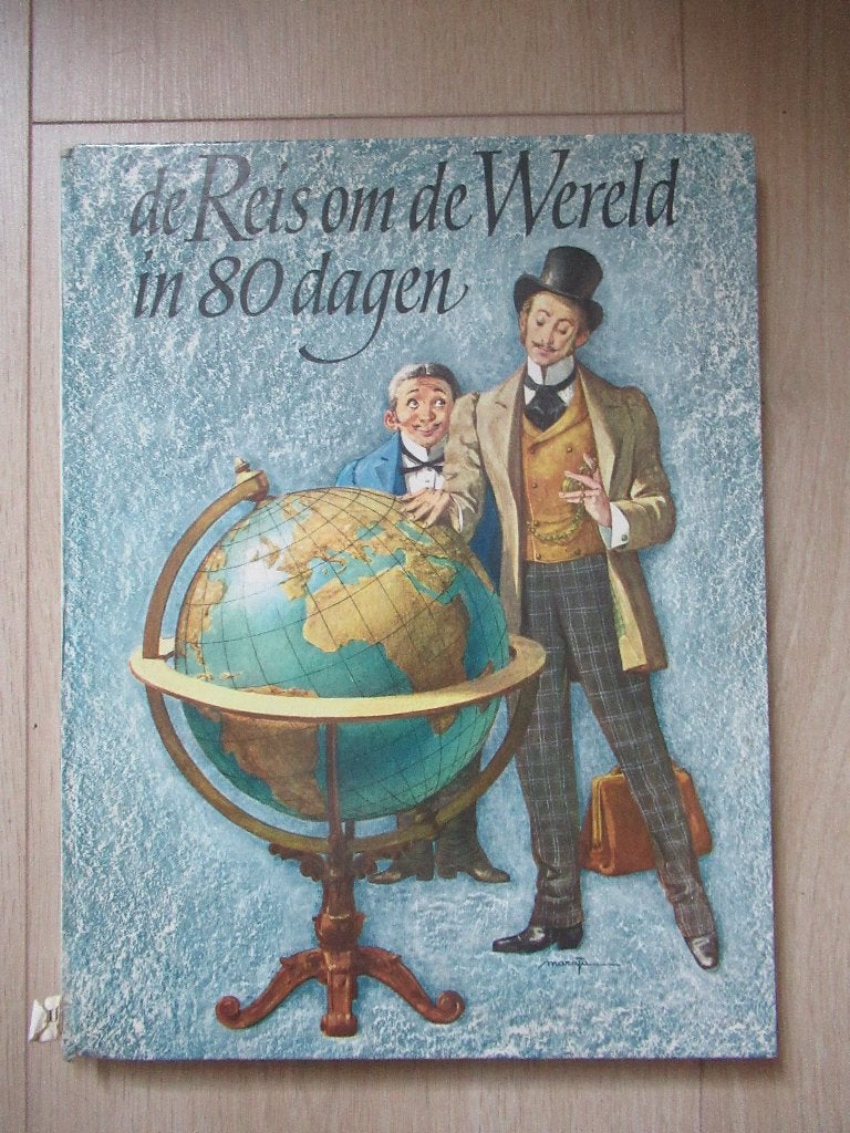 Reis om de wereld in 80 dagen, Ophalen of Verzenden, Gelezen, Sprookjes