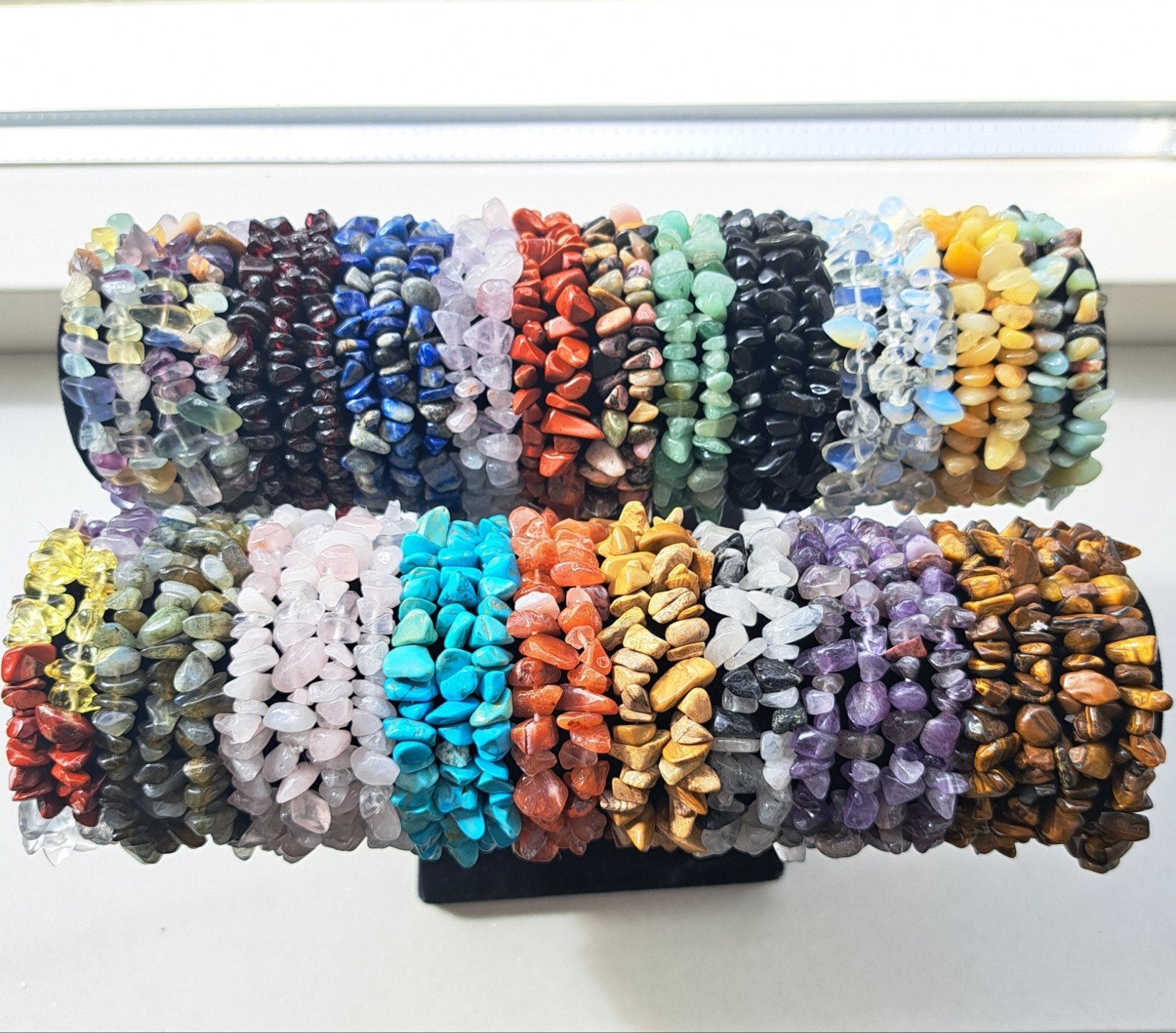 Edelstenen armbandjes edelsteen sieraden armbandje armband, Verzamelen, Ophalen of Verzenden