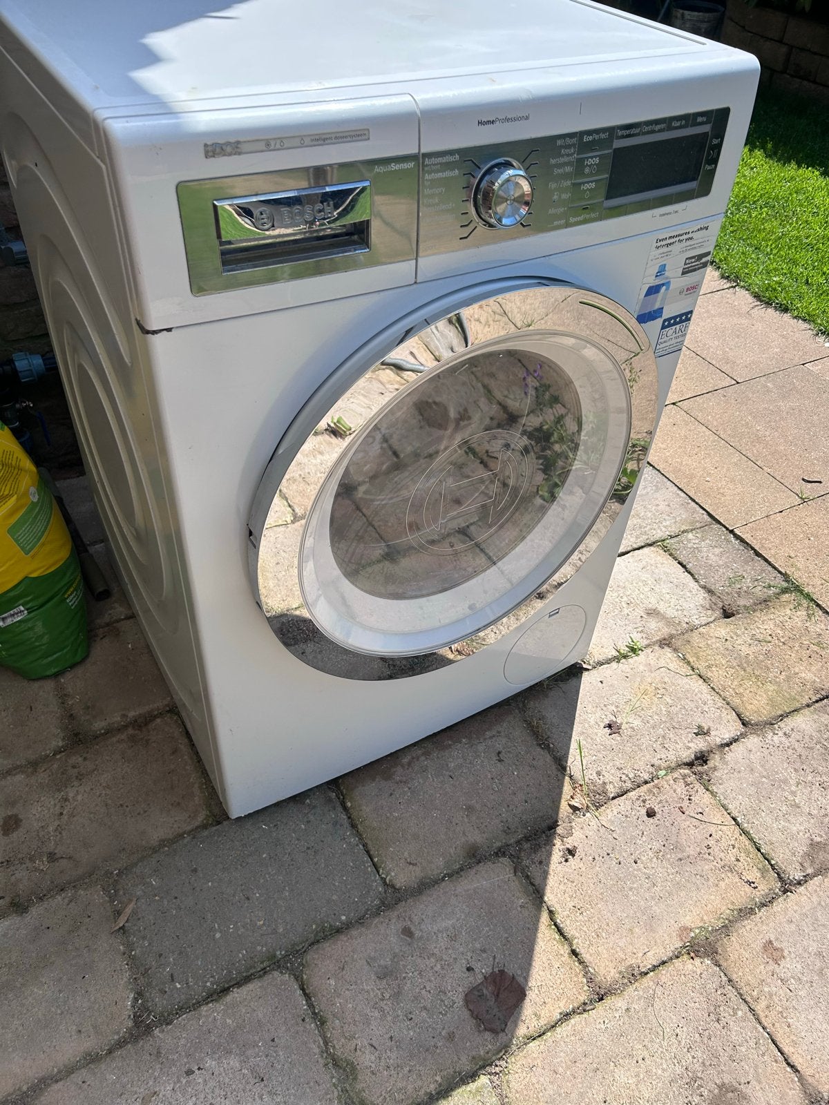 Bosch WAY32840NL/01 Wasmachine met i-DOS en AquaSensor, Ophalen, Gebruikt, 8 tot 10 kg, 1600 toeren of meer