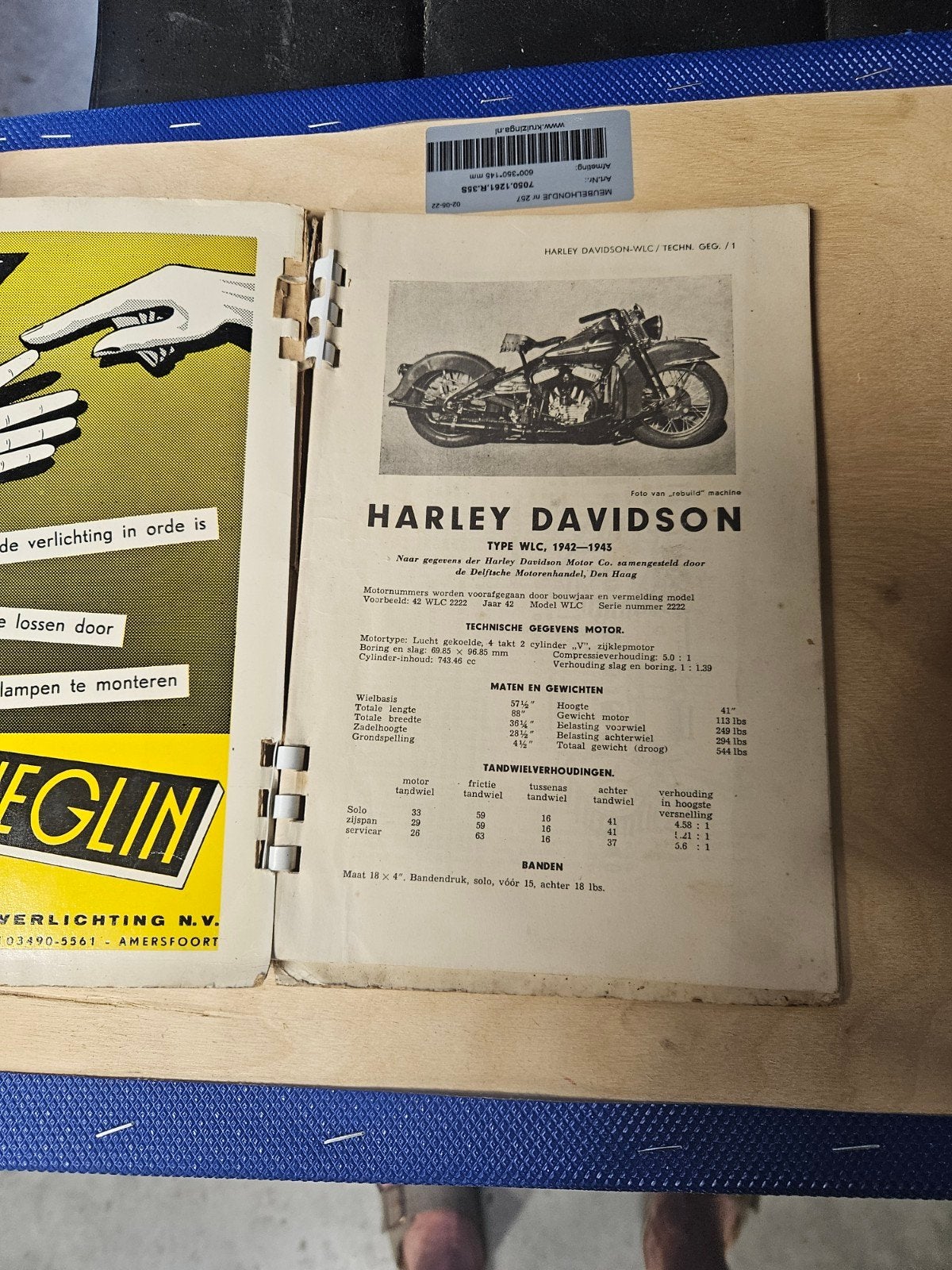 Alles over uw motor: Harley Liberator onderhoud/reparatie, Motoren, Ophalen of Verzenden, Overige merken