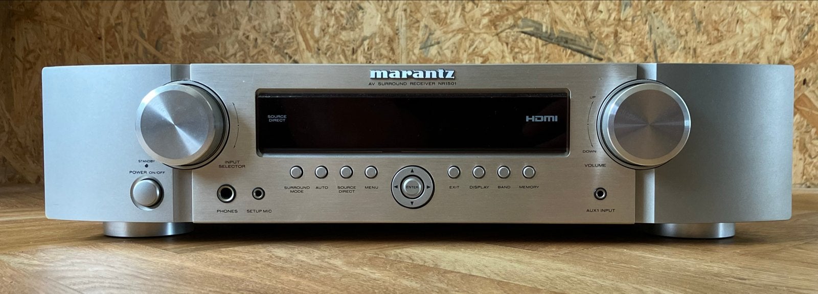 Marantz  AV Receiver NR1501 - Zilver, Gebruikt, 120 watt of meer, Ophalen, Marantz