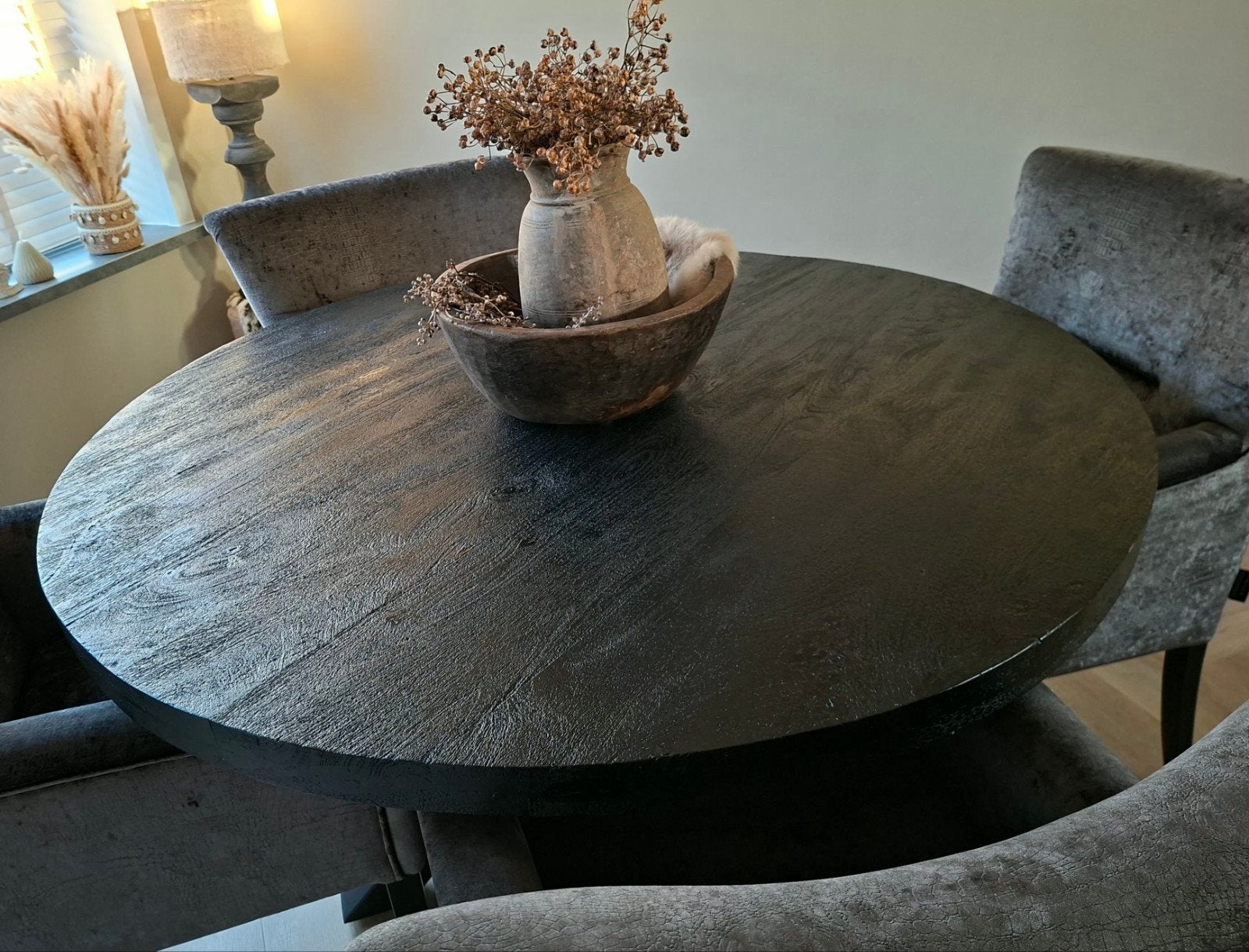 Eettafel, Ophalen, Rond, 100 tot 150 cm, 100 tot 150 cm
