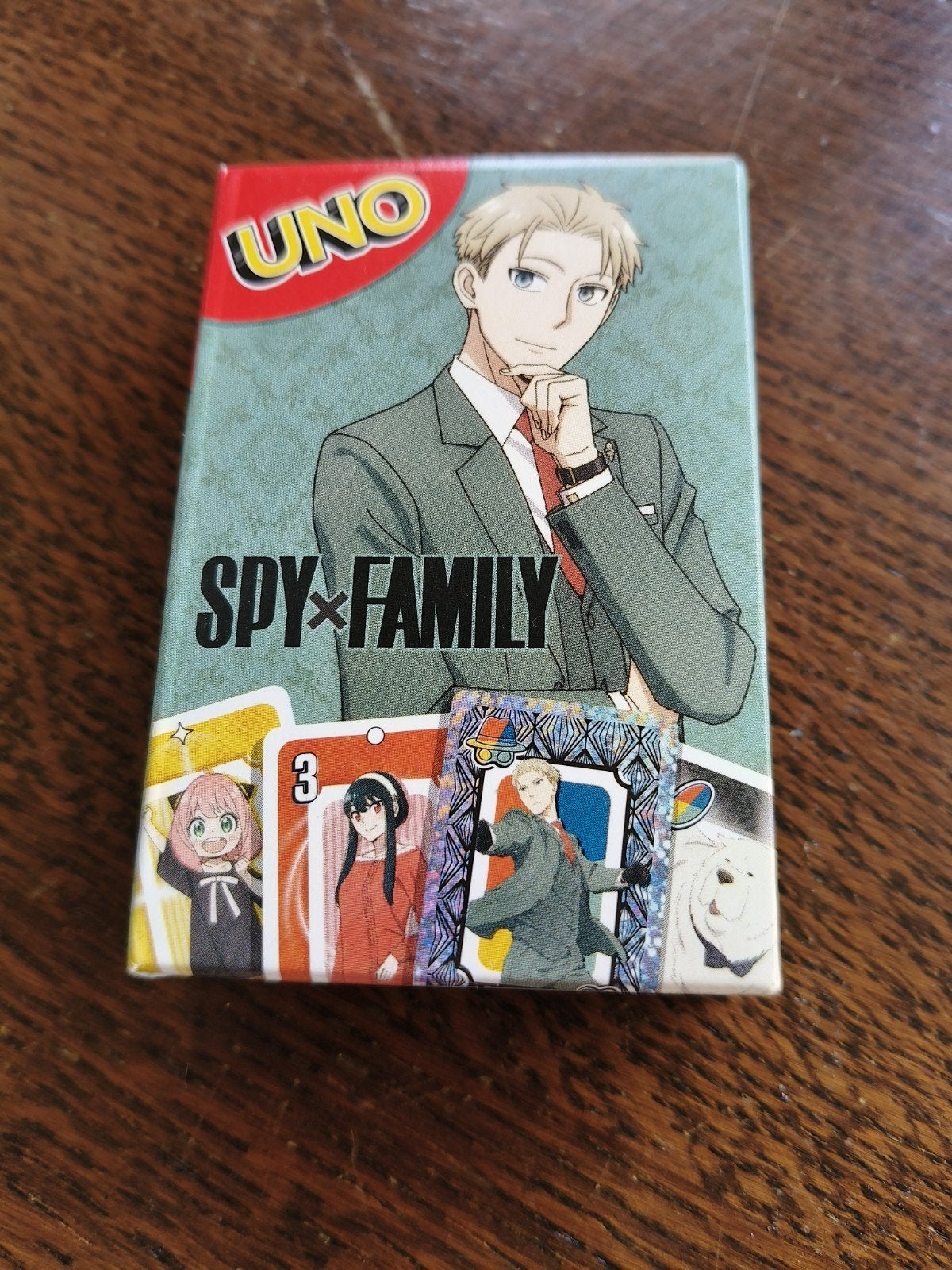 UNO SPY x FAMILY Kaartspel - Mattel Games, Een of twee spelers, Ophalen of Verzenden, Zo goed als nieuw, Mattel Games