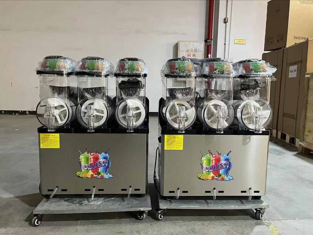 Nieuwe Slush Machine - 3x12L - Perfect voor Horeca, Witgoed en Apparatuur, IJsmachines, Nieuw, Ophalen