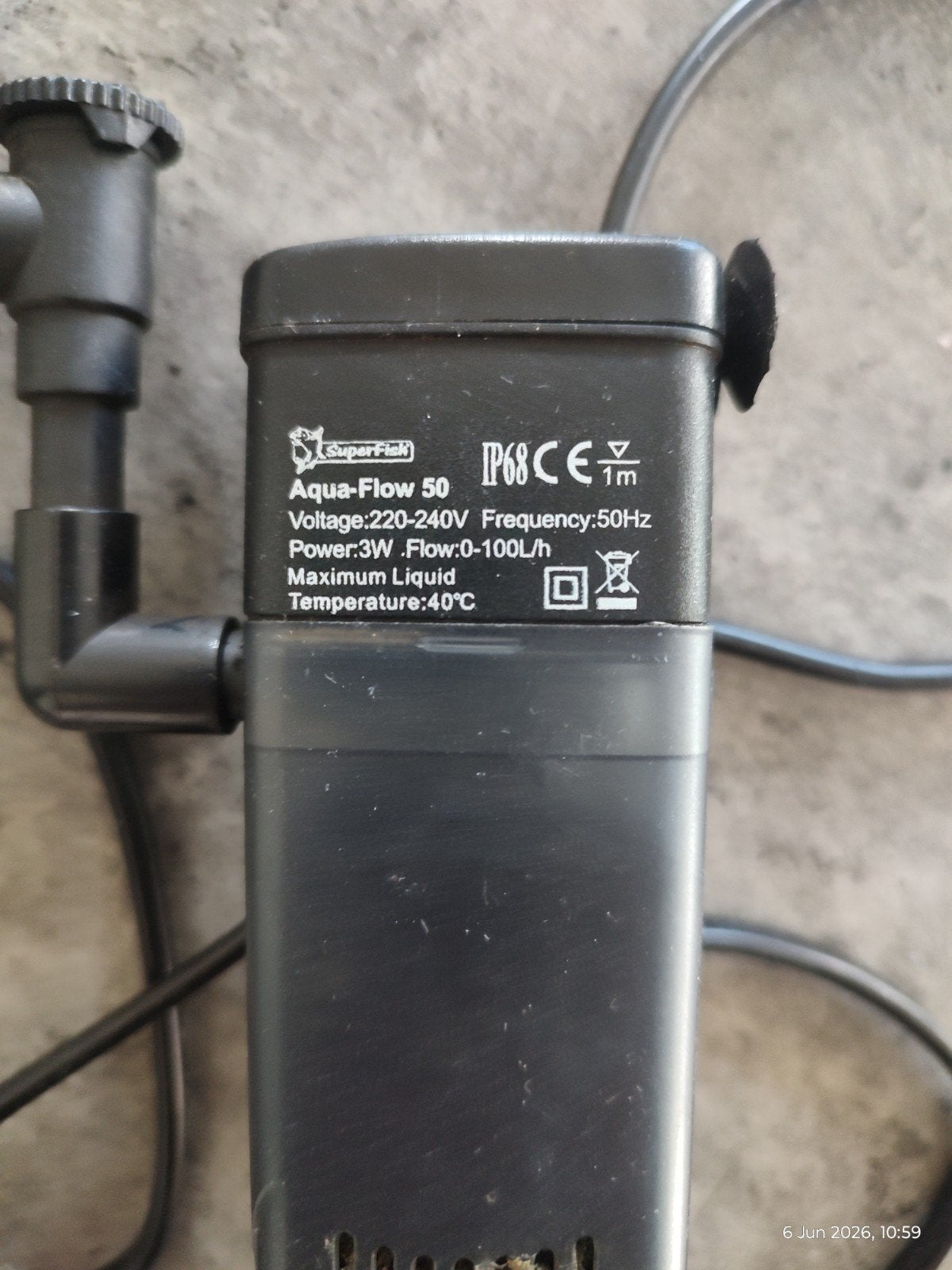 Free Aqua-Flow 50 Internal Aquarium Filter, Ophalen of Verzenden
