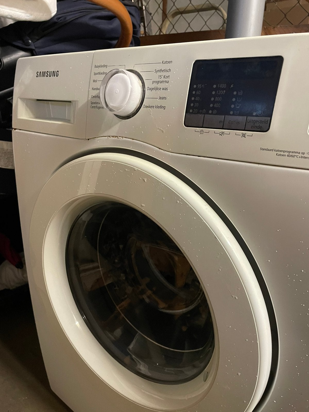 Samsung Voorlader Wasmachine - Zo goed als nieuw, Ophalen, Zo goed als nieuw, Voorlader, Kort programma