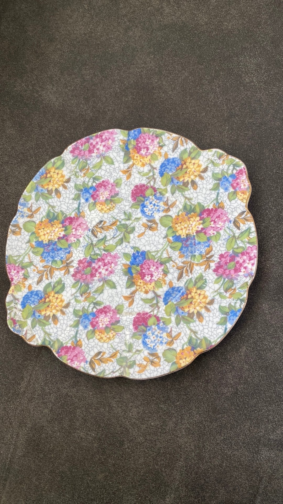 Mille Fleurs bordje - als nieuw - 19.5 cm doorsnee, Ophalen of Verzenden