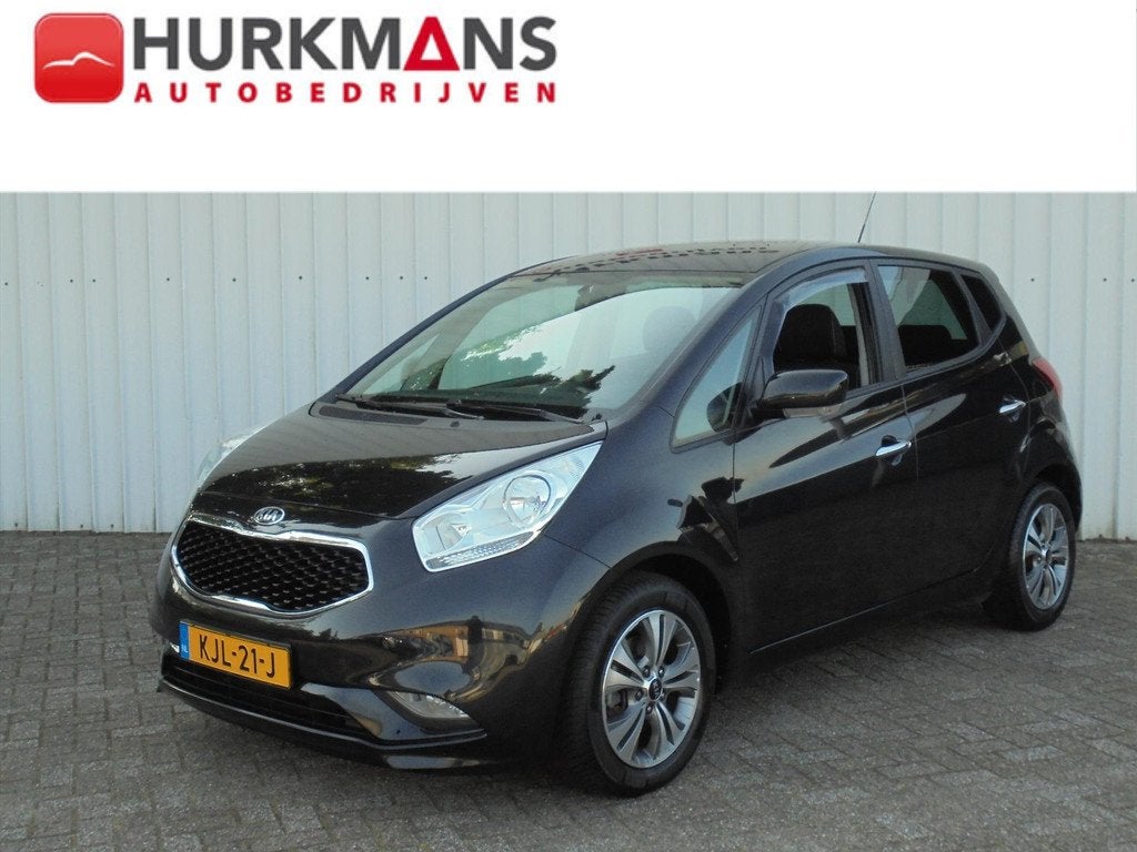 Kia Venga 1.6i AUTOMAAT HOGE INSTAP NAVI - CAMERA ENZ, Auto's, Kia, Automaat, Stof, Gebruikt, 4 cilinders