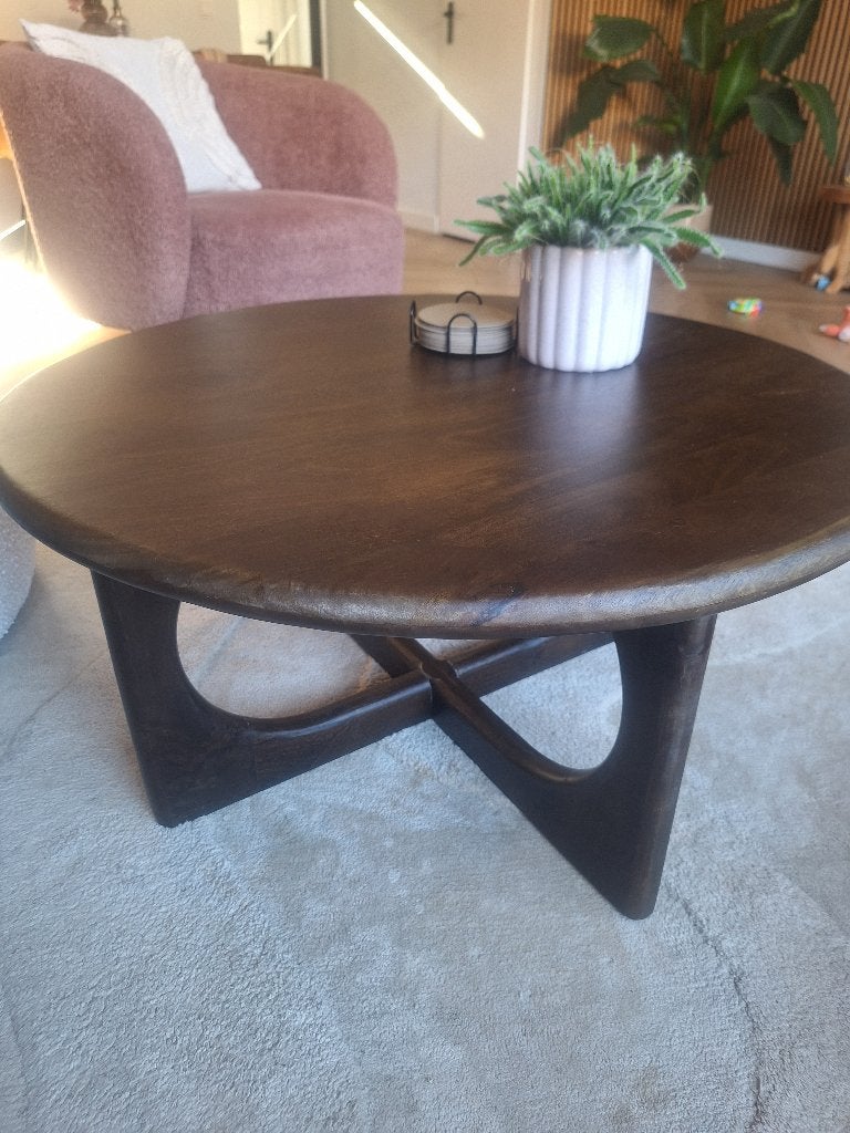Japandi salontafel (nieuw met doos), Huis en Inrichting, 100 tot 150 cm, Nieuw, Rechthoekig, Overige materialen