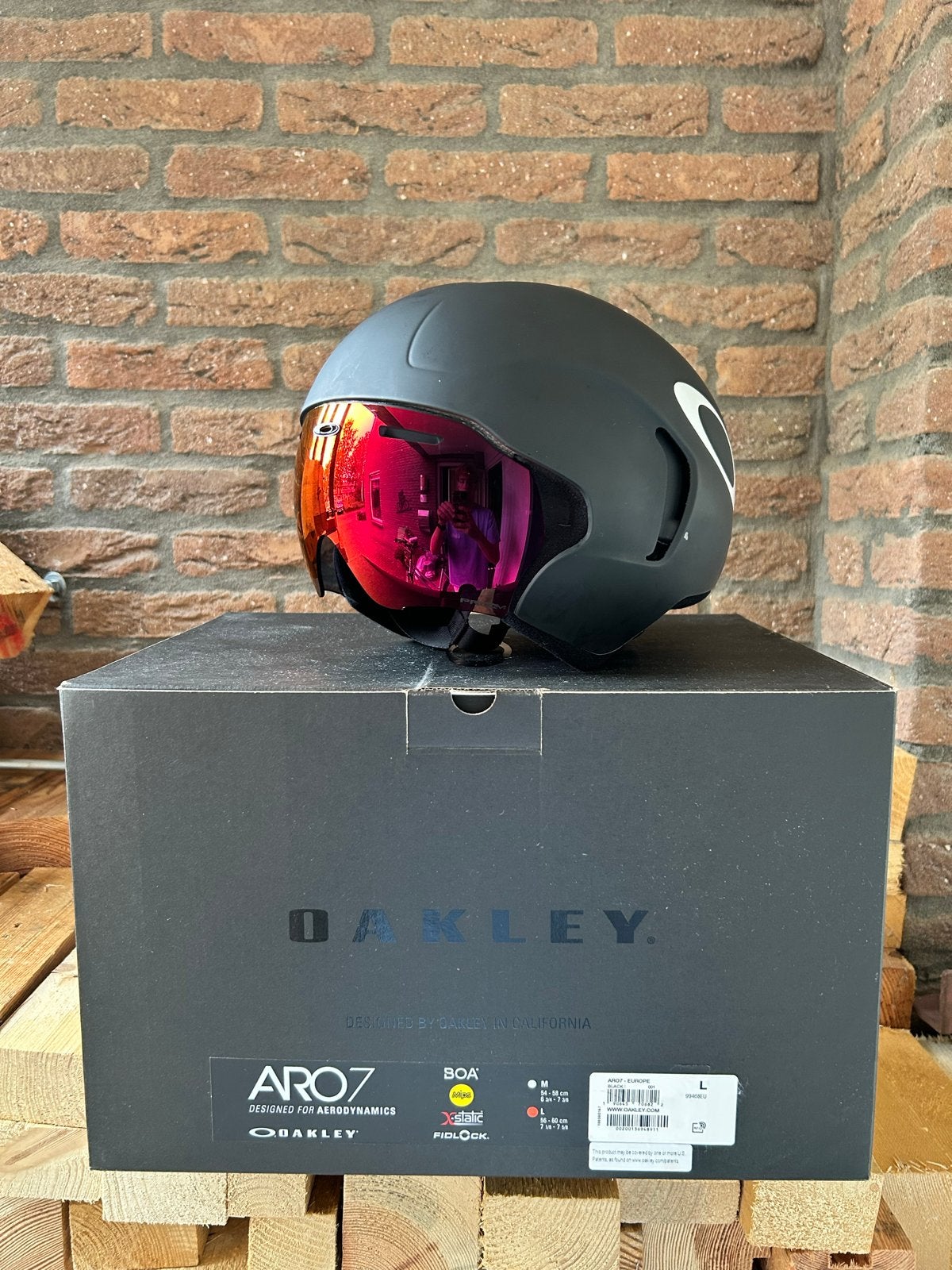 Oakley ARO7 Fietshelm Zwart Maat L, Ophalen of Verzenden, Nieuw, L, Heer of Dame
