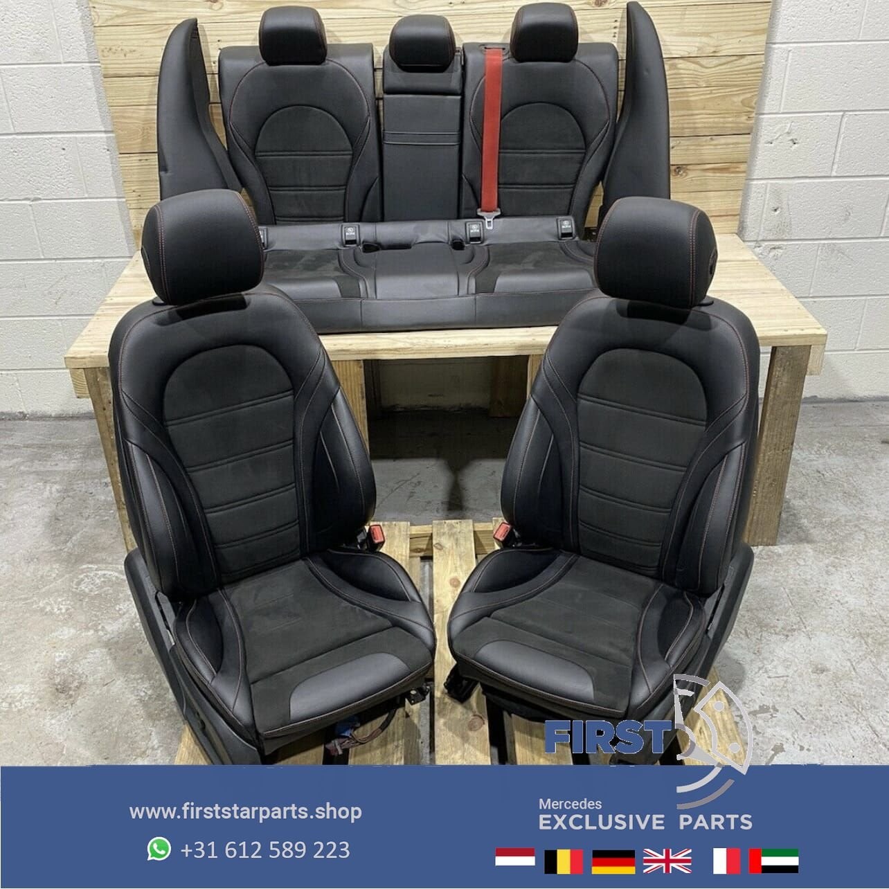 W205 C43 C63 AMG Drivers Edition interieur Mercedes C Klasse, Gebruikt, -, Ophalen of Verzenden, -
