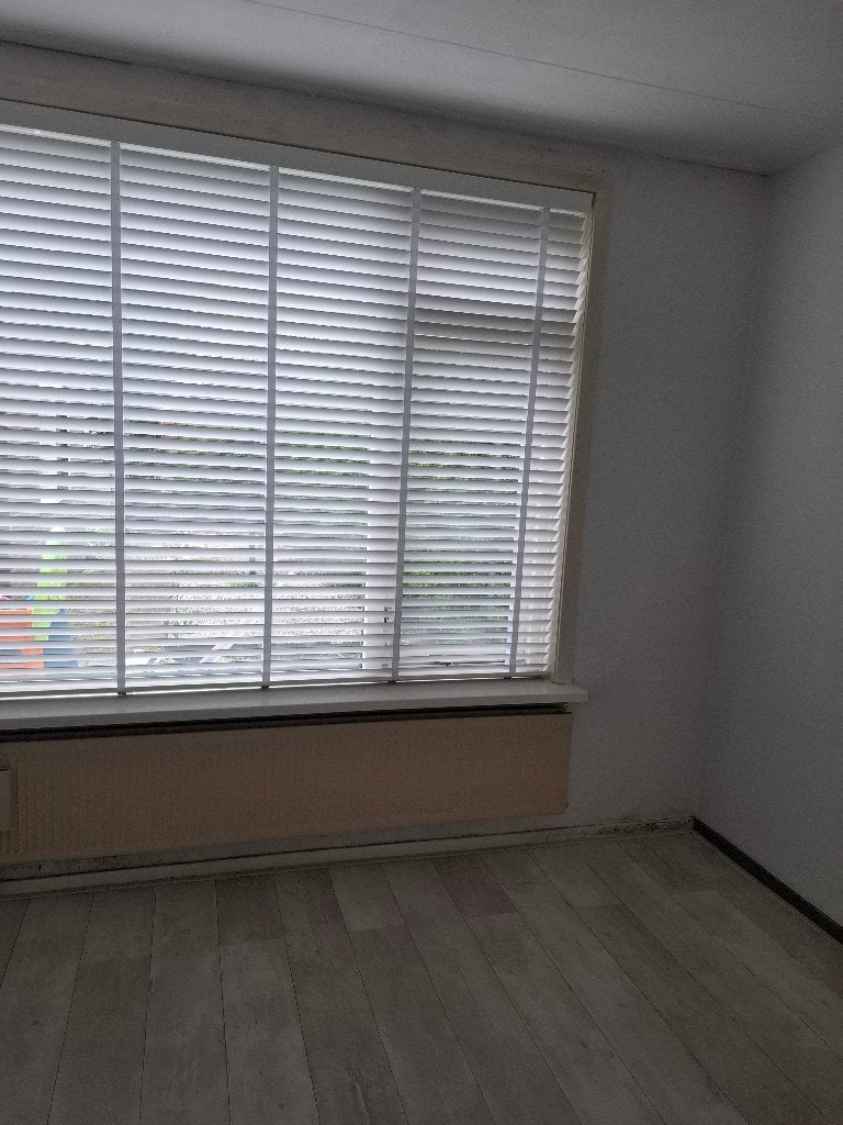 Witte houten jaloezieen (op maat gemaakt), Ophalen, Jaloezie