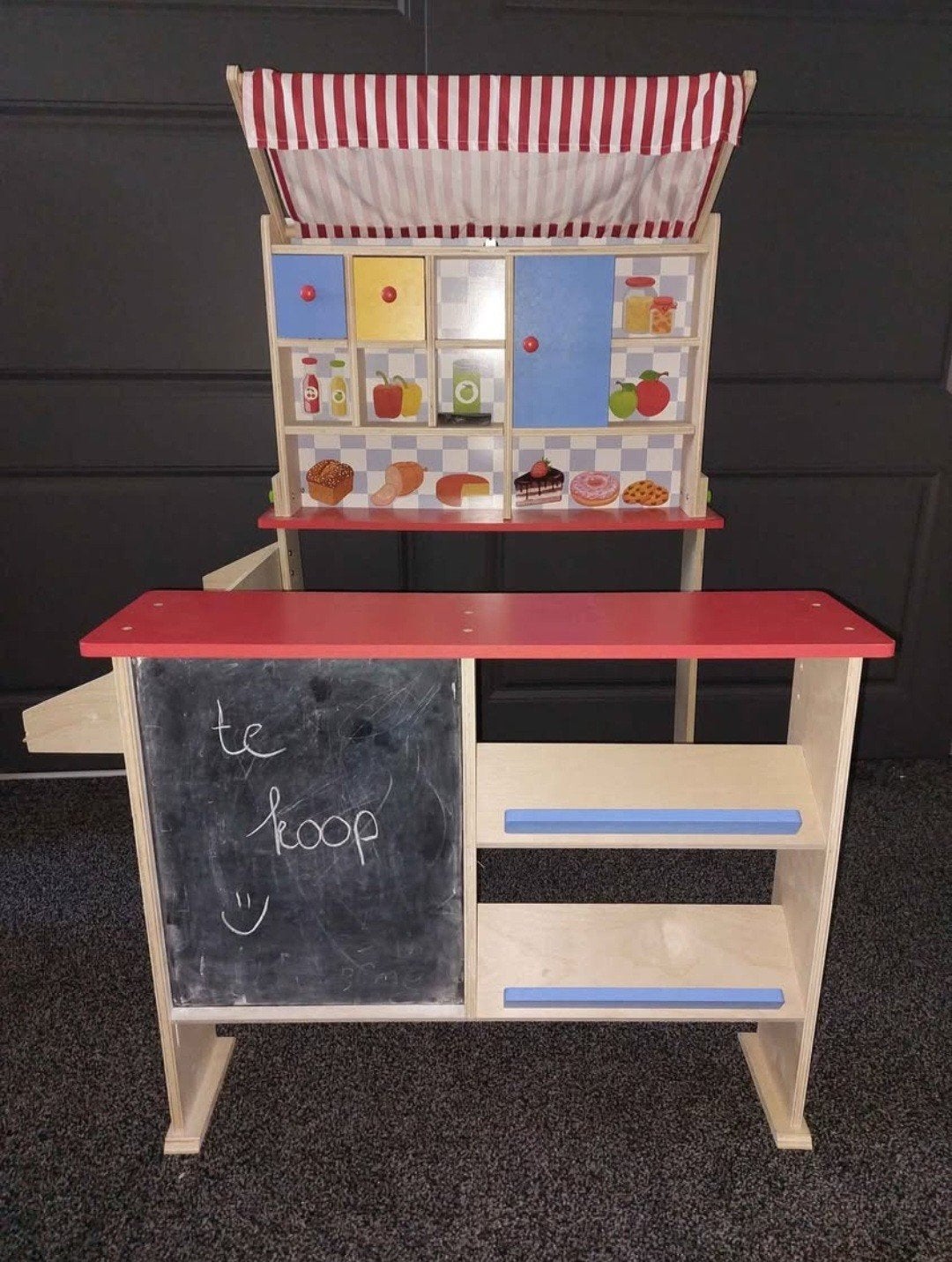 Houten Speelgoedwinkel / Marktkraam voor Kinderen, Ophalen, Gebruikt