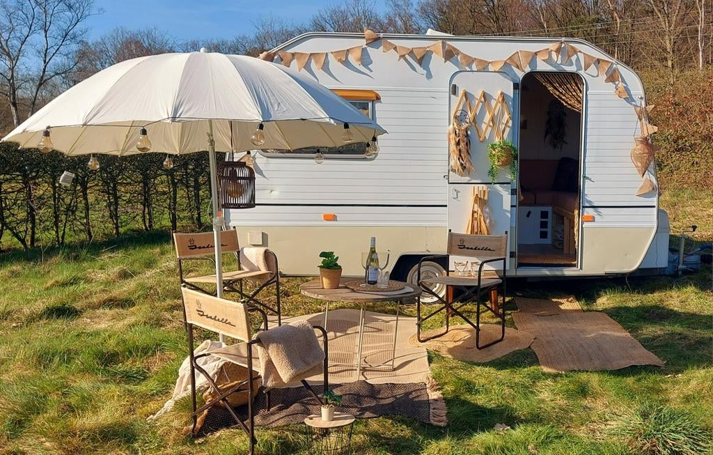 Retro Ci Sprite boho style caravan, Caravans en Kamperen, Particulier, Luifel, Sprite