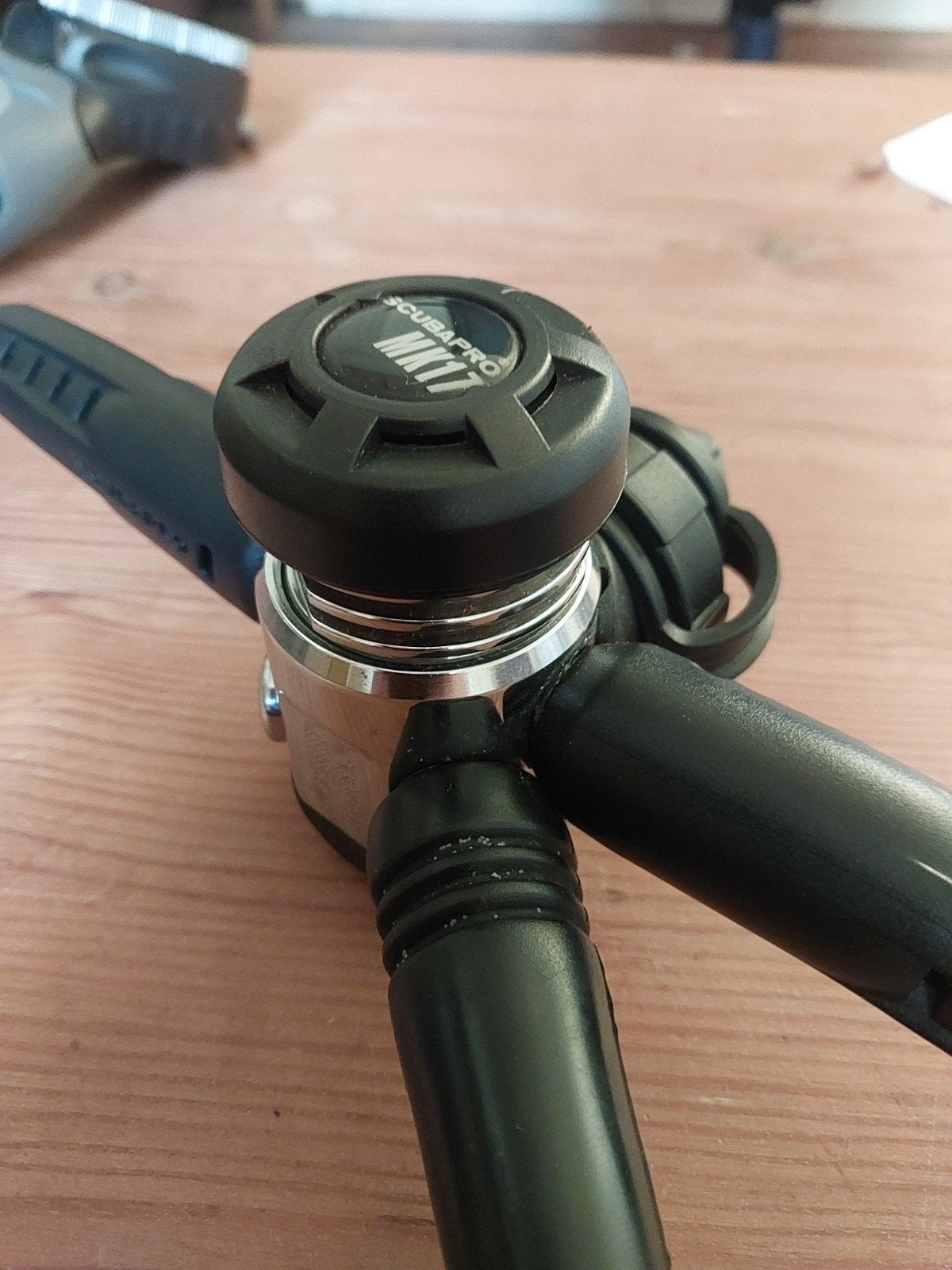 scubapro MK17 met goede automaat en octopus, Ophalen of Verzenden, Zo goed als nieuw, Zwem- of Duikvliezen
