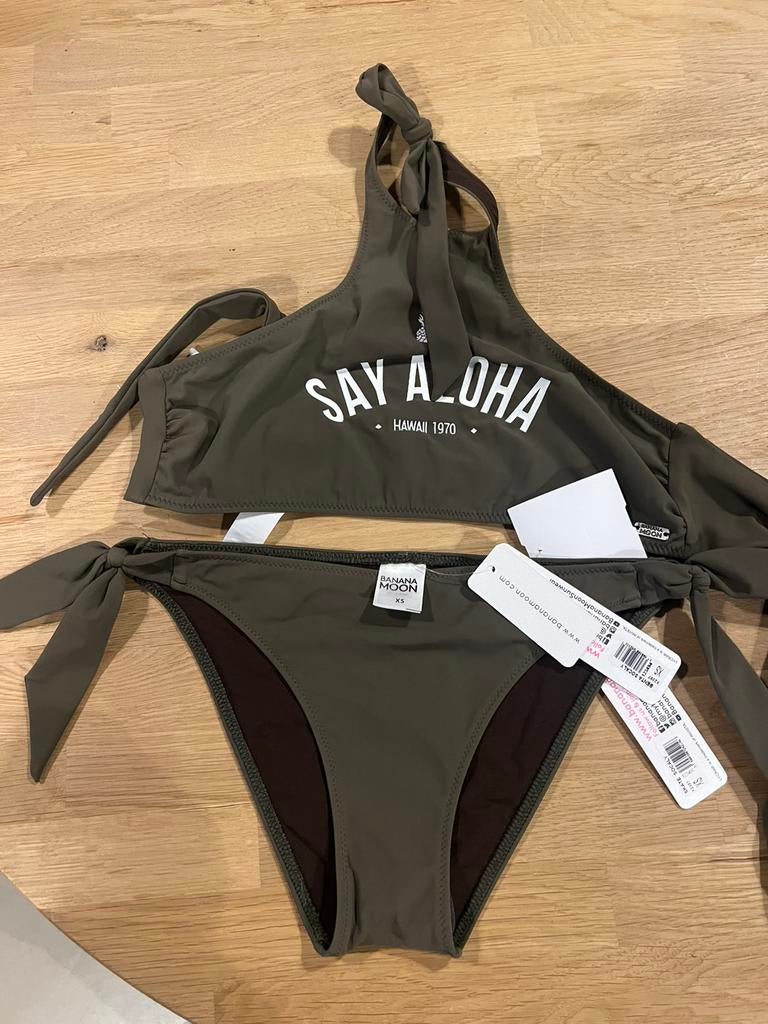 Banana Moon bikini XS NIEUW!! Nu €10, Kleding | Dames, Badmode en Zwemkleding, Ophalen of Verzenden, Nieuw, Groen, Bikini