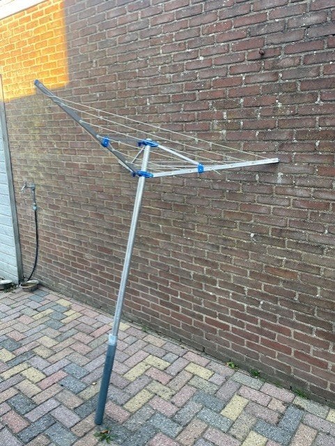 wasdroger op dissel caravan, Ophalen, Gebruikt