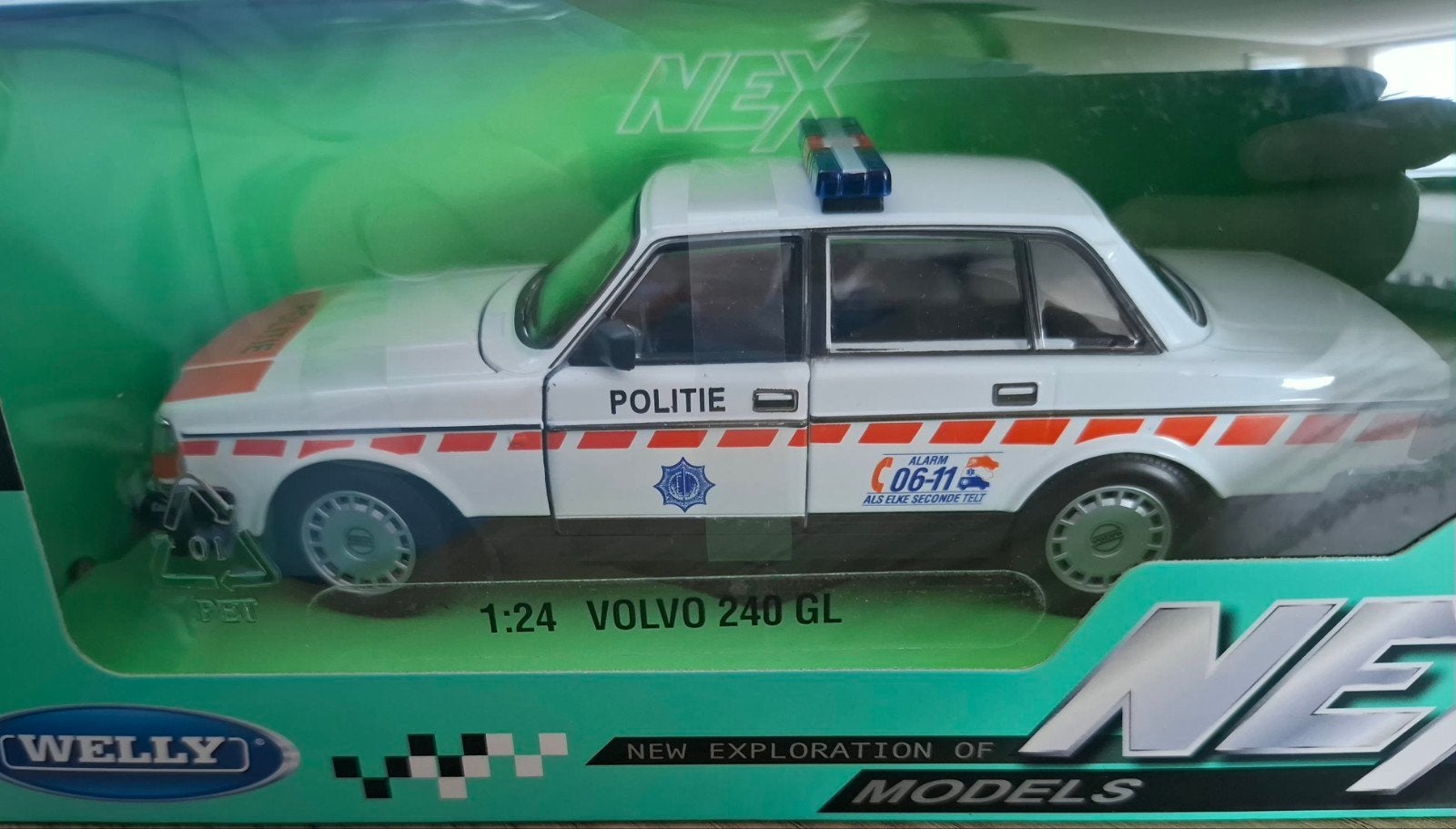 Volvo 240 GL Gemeentepolitie, Hobby en Vrije tijd, Ophalen of Verzenden, Nieuw, Auto, Welly