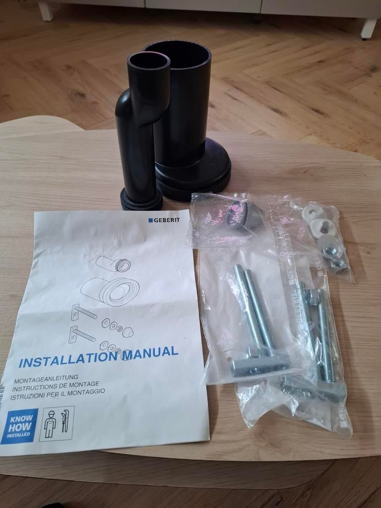 Geberit Toilet Aansluitset verhoogd - Nieuw in verpakking, Ophalen of Verzenden, Nieuw, Toilet
