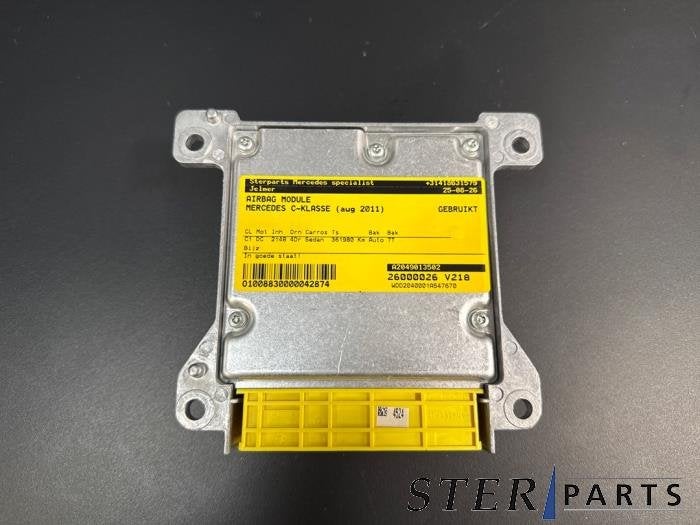 Airbag Module van een Mercedes C-Klasse, Gebruikt, -, Ophalen of Verzenden, -