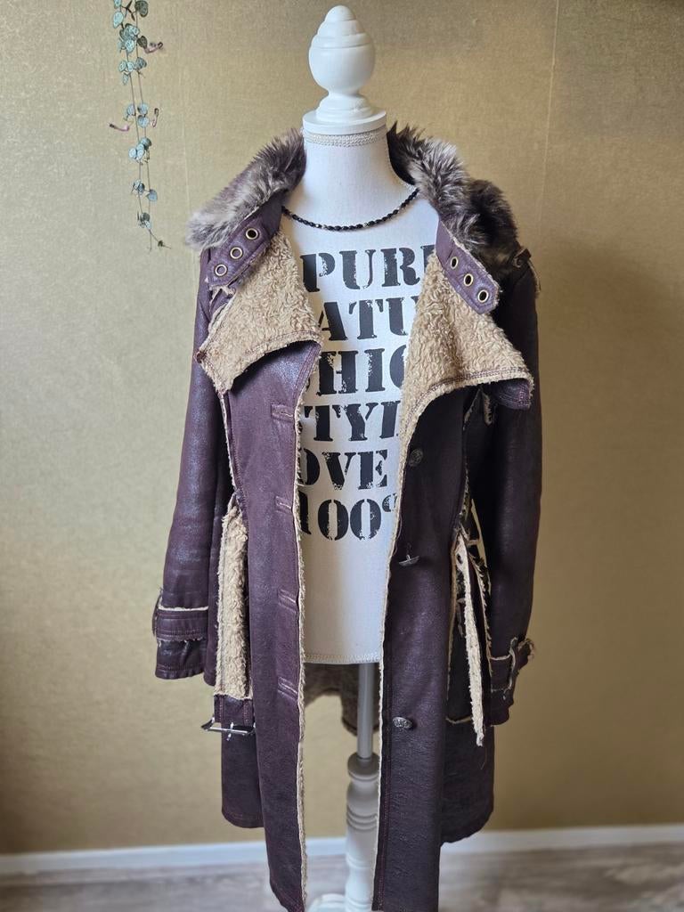 Lissa Penny Lane Stijl Jas - Jaren '70 Vintage, Kleding | Dames, Lissa, Ophalen of Verzenden, Gedragen, Bruin