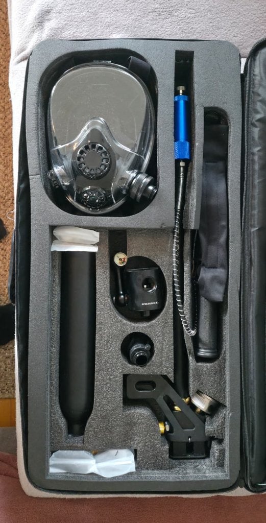 Foto 5 van Lung T-500 Complete Duikset + Sub-Mask & Case - Ongebruikt!
