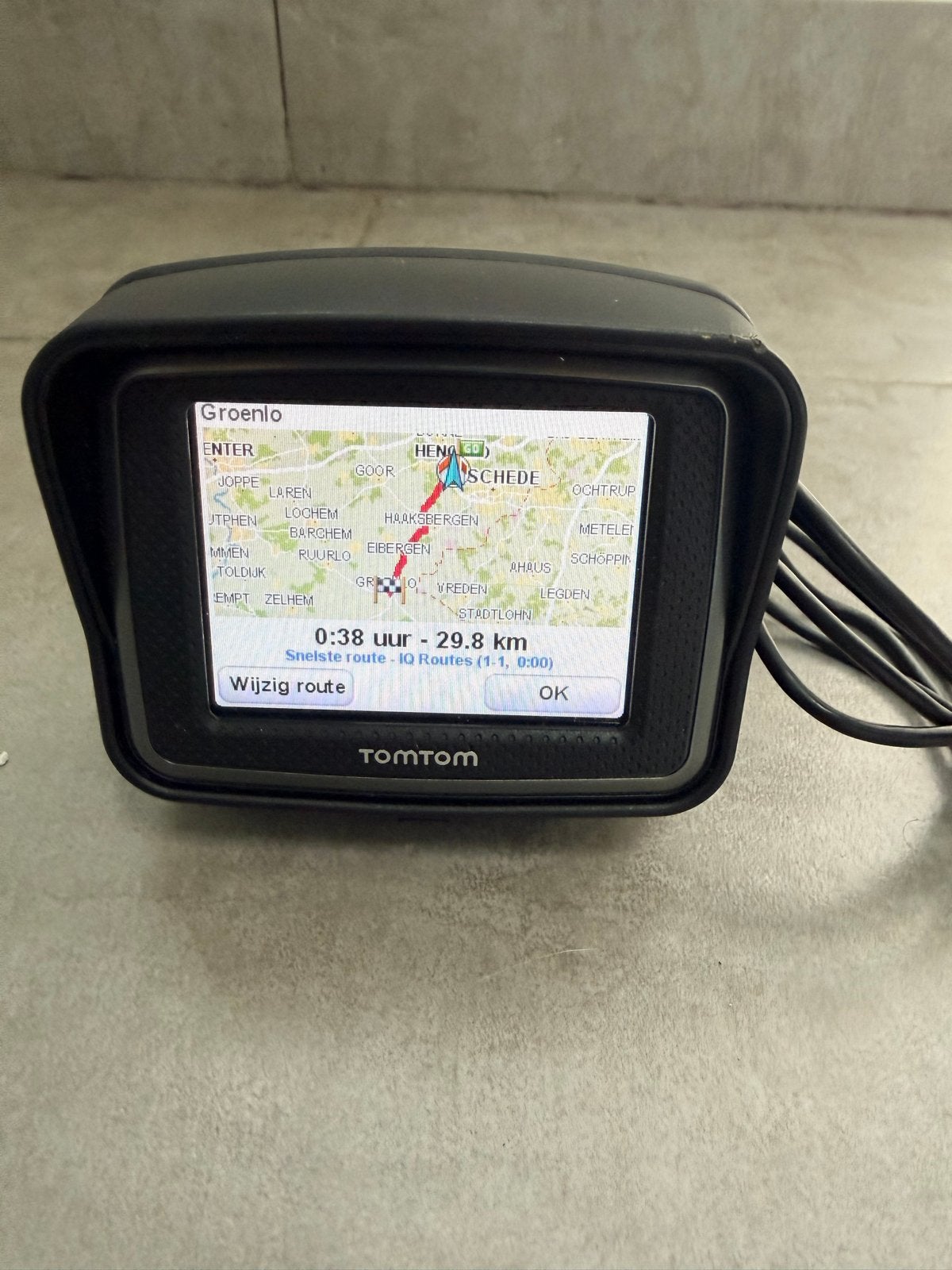 TomTom One Motor Navigatie met Complete Set, Ophalen of Verzenden, Zo goed als nieuw