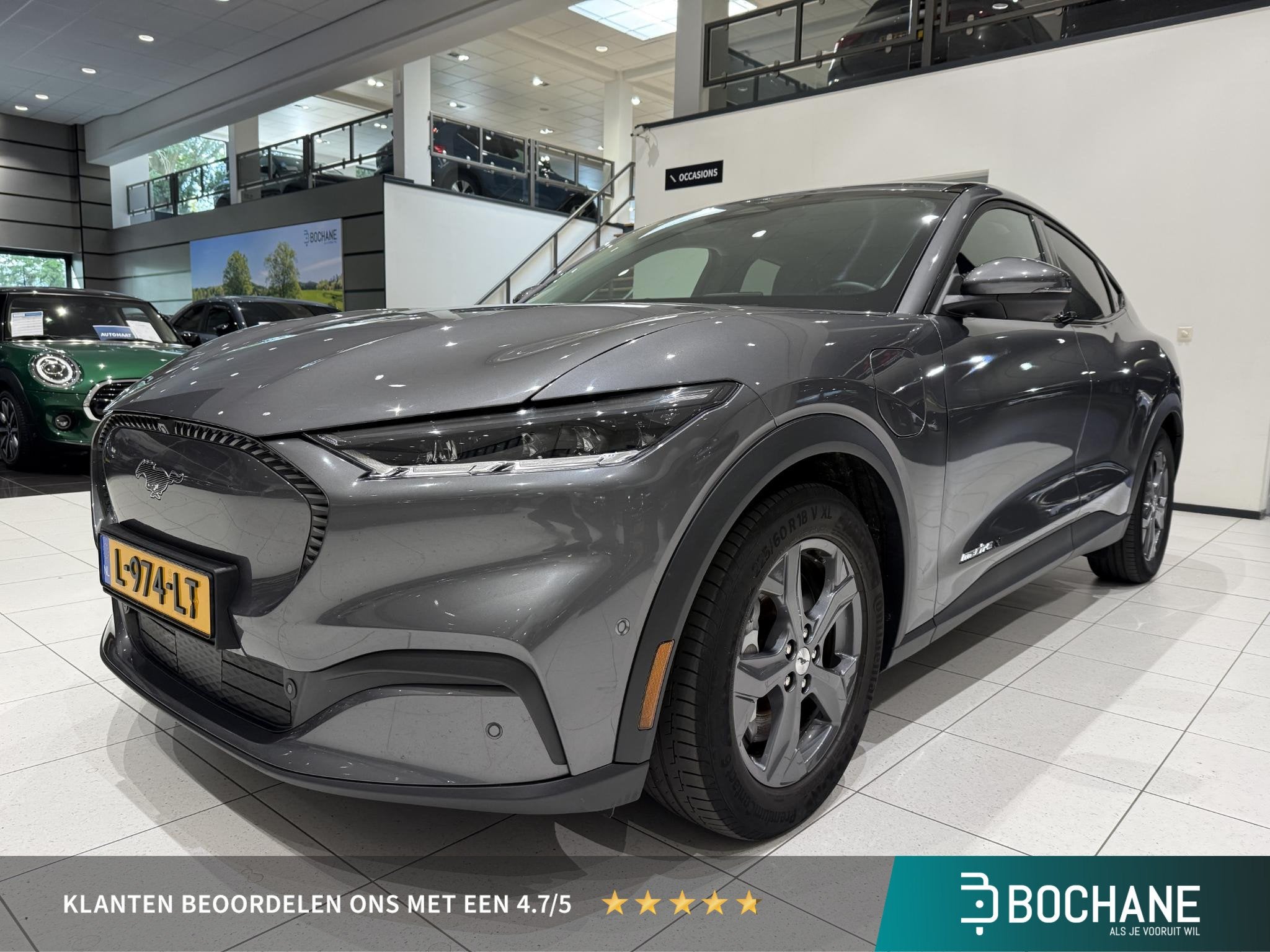 Ford Mustang Mach-E Extended RWD 98 kWh | SOH 93,1% | B&O |, Auto's, Gebruikt, 750 kg, 600 km, Mustang