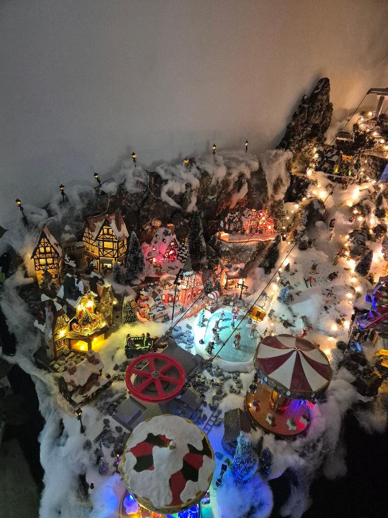 kerstdorp compleet, Diversen, Kerst, Ophalen of Verzenden, Gebruikt
