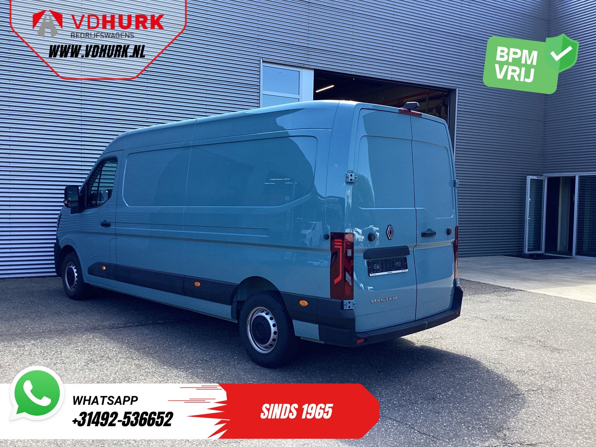 Renault Master 2.0 dCi 150 pk L3H2 270GrDeuren/ LED/ Carplay, Voorwielaandrijving, 1998 cc, Stof, Gebruikt