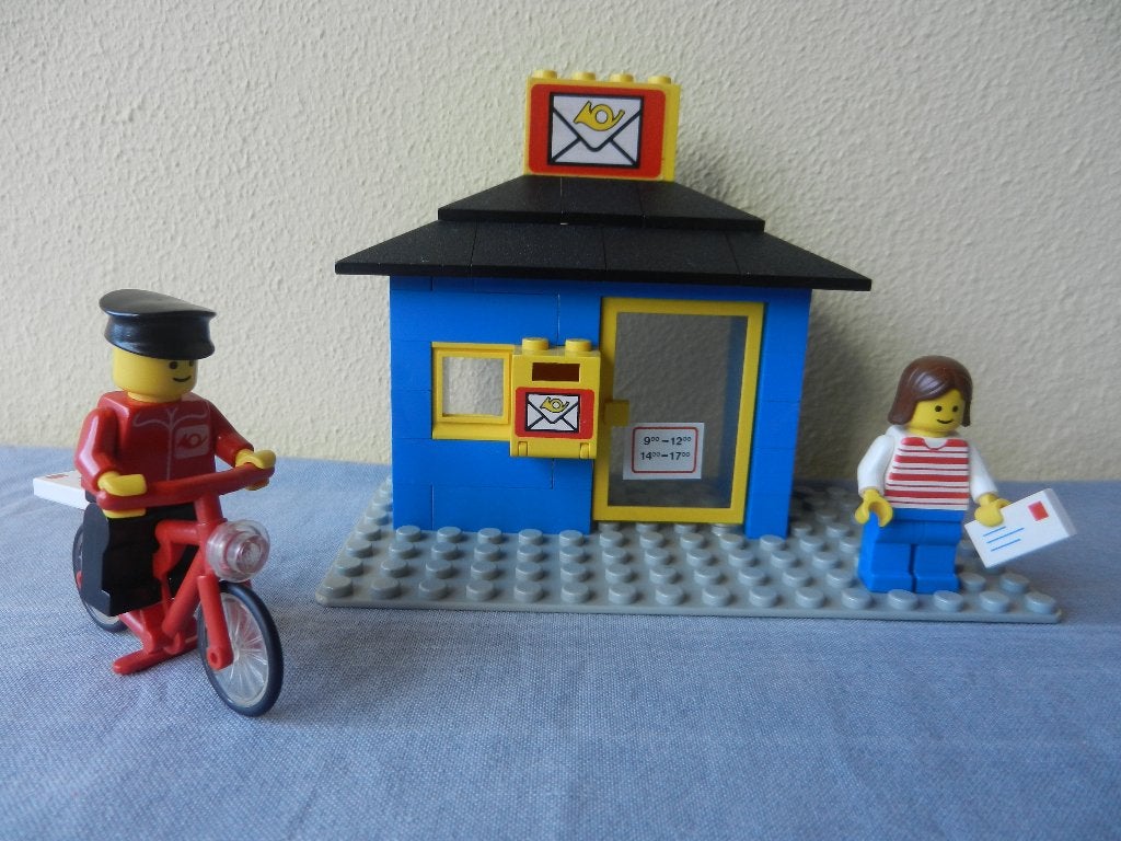 Lego 6689 postkantoortje (uit 1985), Ophalen of Verzenden, Zo goed als nieuw