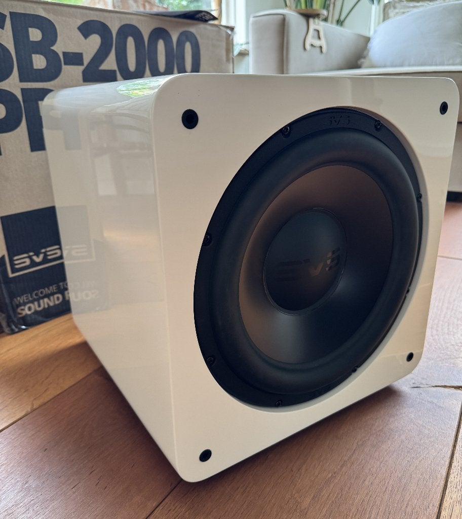 SVS SB-2000 Pro Subwoofer - Piano Wit - Absolute Nieuwstaat, Subwoofer, Bluetooth, Zo goed als nieuw, Ophalen