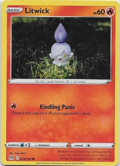 Lost Origin,  Litwick [common] 24/196, Verzenden, Nieuw, Losse kaart