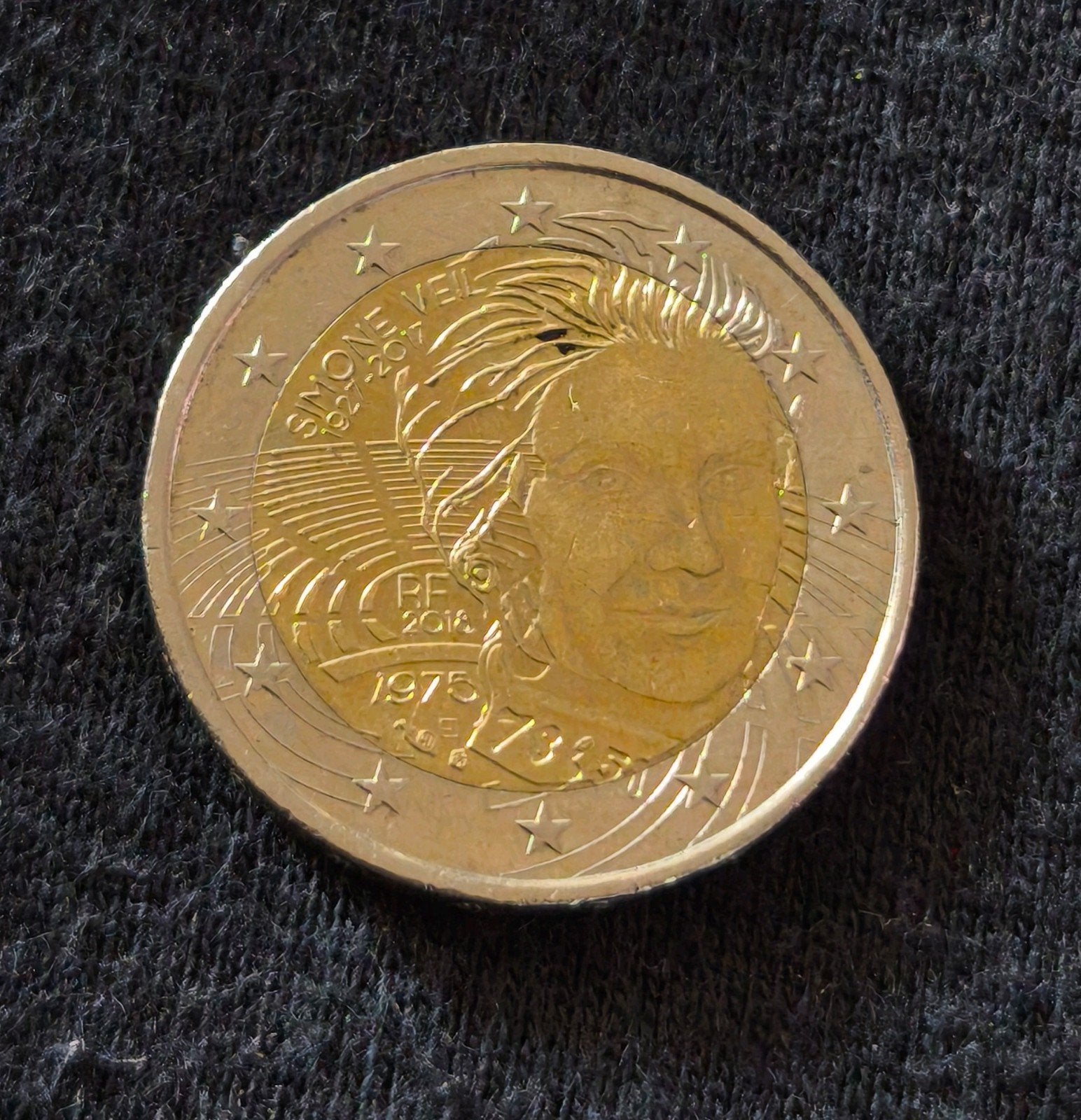 Simone Veil 2 euro, Postzegels en Munten, Munten | Europa | Euromunten, Ophalen of Verzenden, Frankrijk, 2 euro