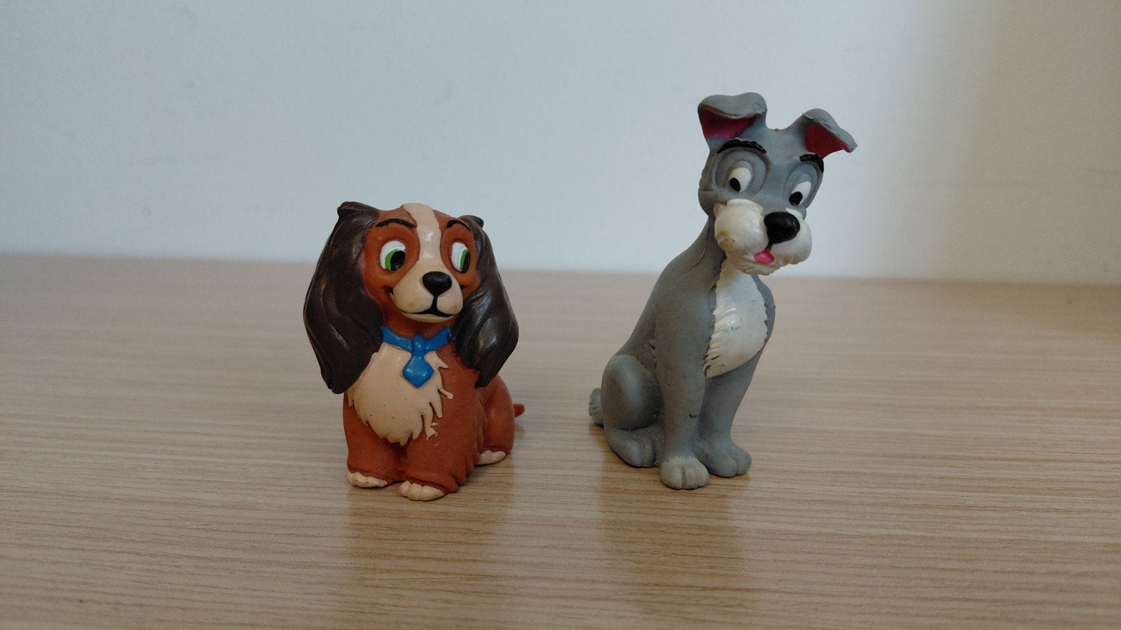 Disney Comics spain Figuren Lady en de vagebond, Verzamelen, Ophalen of Verzenden, Zo goed als nieuw