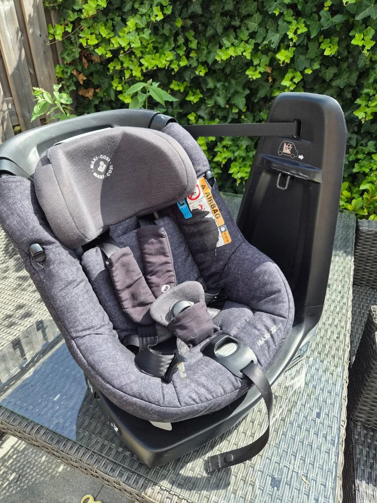 Maxi-Cosi AxissFix autostoel 360 draaien, Ophalen, Verstelbare rugleuning, Gebruikt, 9 t/m 18 kg