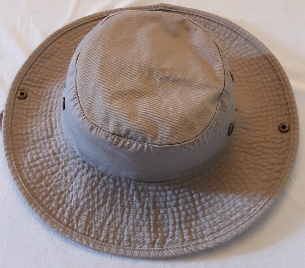 Safari hat, Kleding | Heren, Verzenden, Zo goed als nieuw, 57 cm (M, 7⅛ inch) of minder, Hoed