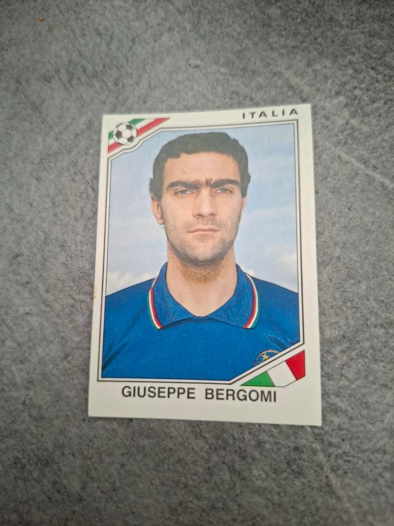 Panini sticker WK 86 Mexico. Giuseppe Bergomi Italië., Verzenden, Zo goed als nieuw, Sticker