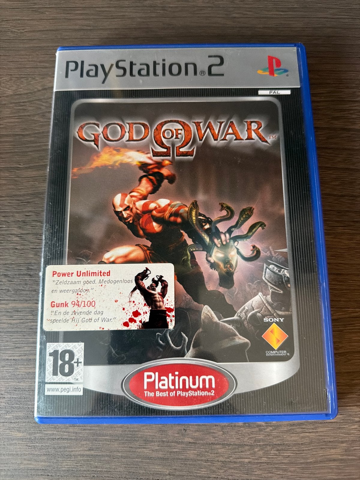 God of War (Platinum) voor PlayStation 2, Avontuur en Actie, Vanaf 18 jaar, 1 speler, Ophalen of Verzenden