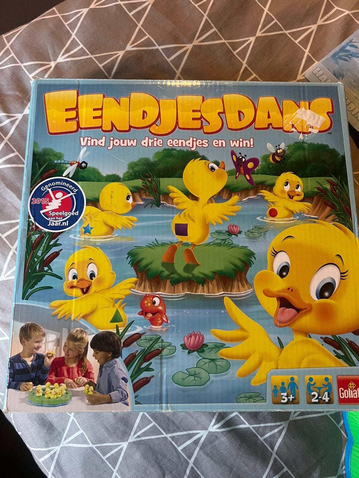 Eendjes dans, Hobby en Vrije tijd, Gezelschapsspellen | Bordspellen, Ophalen of Verzenden, Zo goed als nieuw