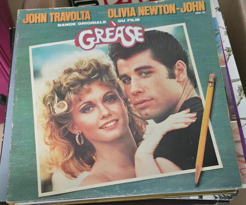 Grease Soundtrack LP - John Travolta & Olivia Newton-John, Gebruikt, Fotohoes, Ophalen of Verzenden, 1970 - 1979
