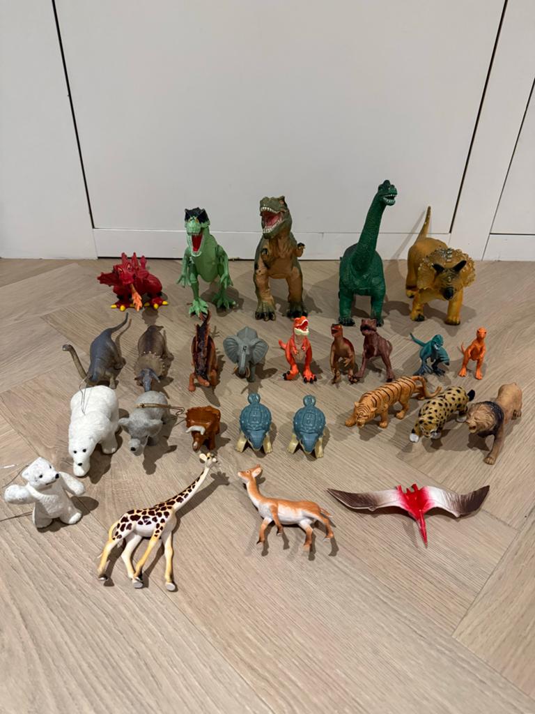 Grote collectie speelgoed dieren en dinosaurussen, Ophalen of Verzenden, Zo goed als nieuw, Jongen of Meisje