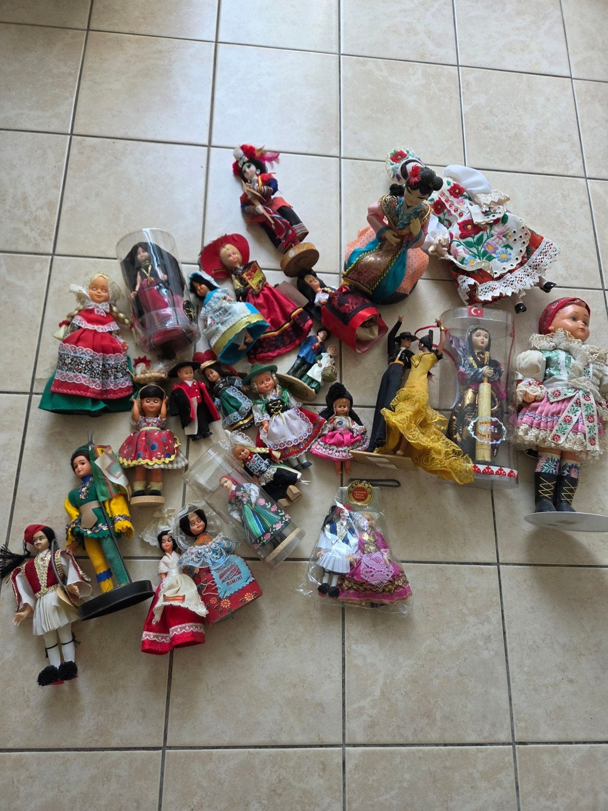 Klederdracht poppenhuis verzameling ,  diverse landen, Verzamelen, Ophalen of Verzenden, Gebruikt