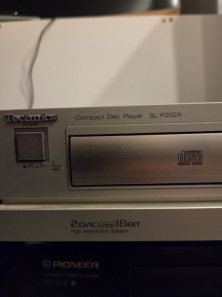 Technics SL-P202A Cd-speler, Ophalen, Zo goed als nieuw, Technics