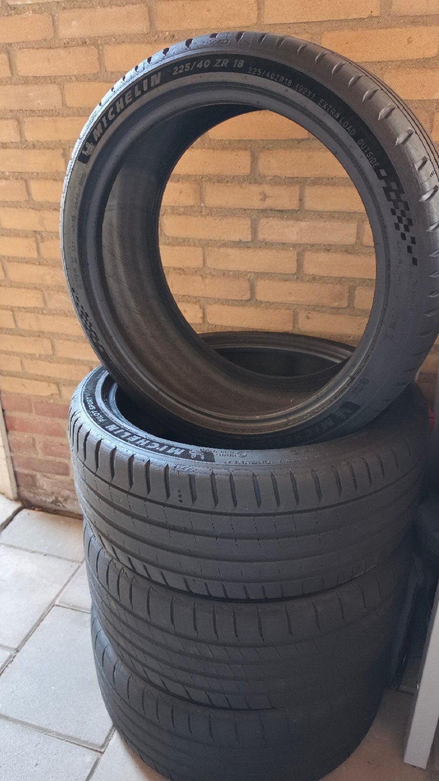 Michelin Pilot Sport 5 XL + Bridgestone Potenza XL S005, Ophalen, 18 inch, Band(en), Zomerbanden