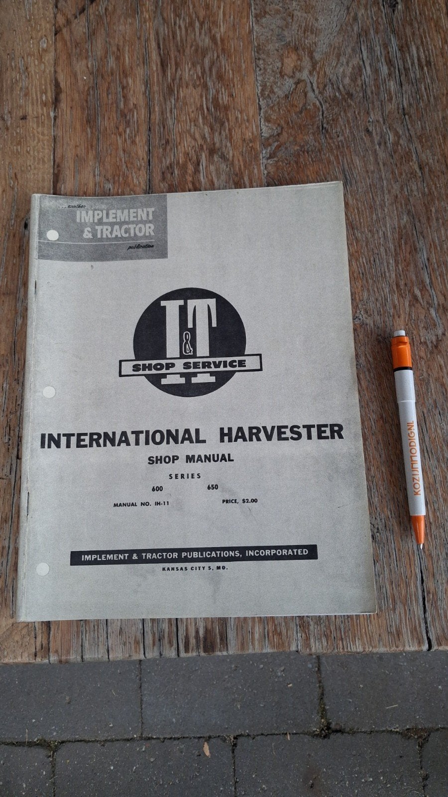 IH 600 650 Shop Manual - International Harvester, Boeken, Ophalen of Verzenden, Gelezen, Implement & Tractor Publications, Incorporated